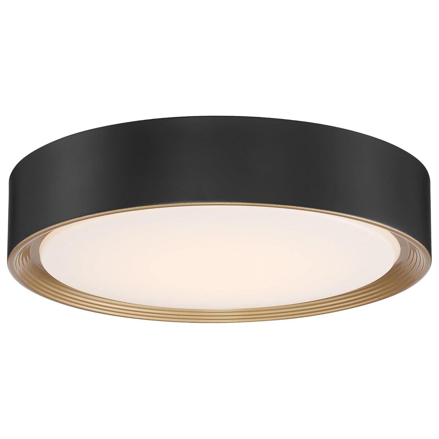 Access Lighting Malaga 1 - Light Flush Mount in  Matte Black