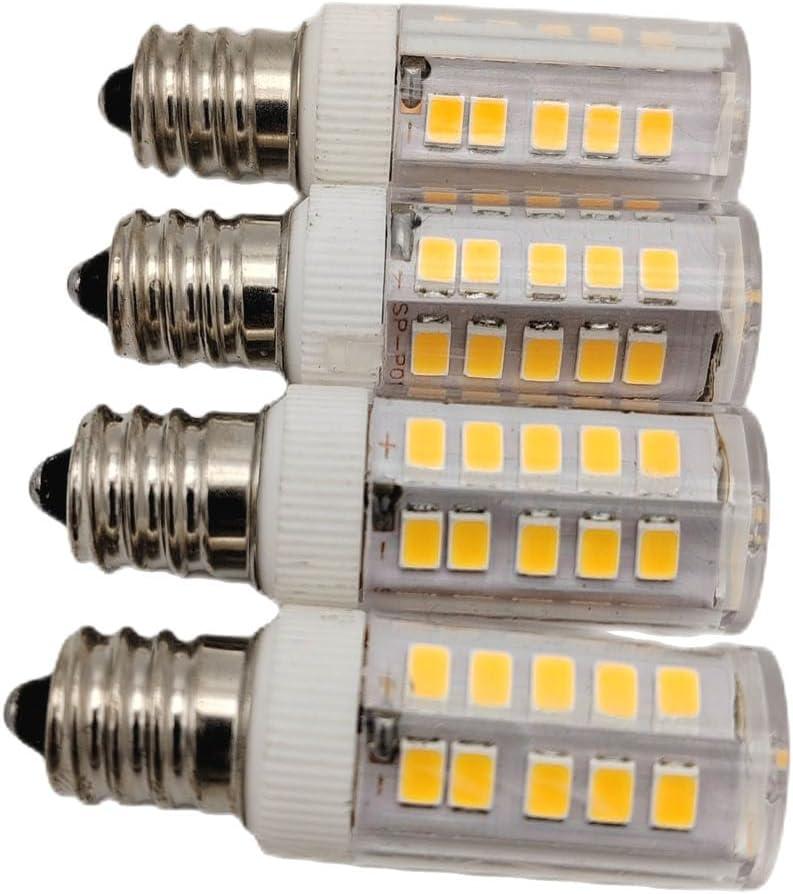 White Screw-in E12 LED Candelabra Bulb Pack