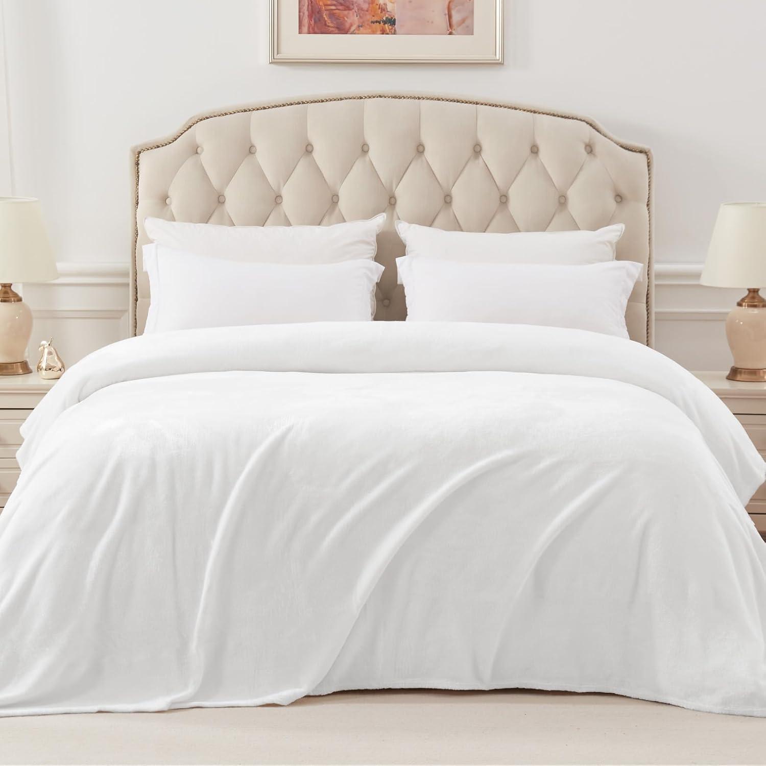 Bare Home Bare Home Microplush Fleece Blanket - Fuzzy, Warm, Bed/Throw Blanket