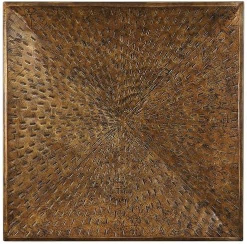 Blaise 31.5" Antiqued Bronze Textured Wall Art