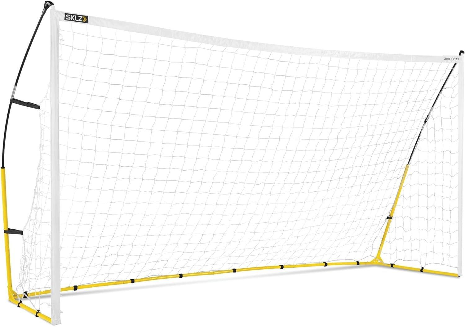 SKLZ Quickster 12' x 6' Soccer Goal - Yellow/White
