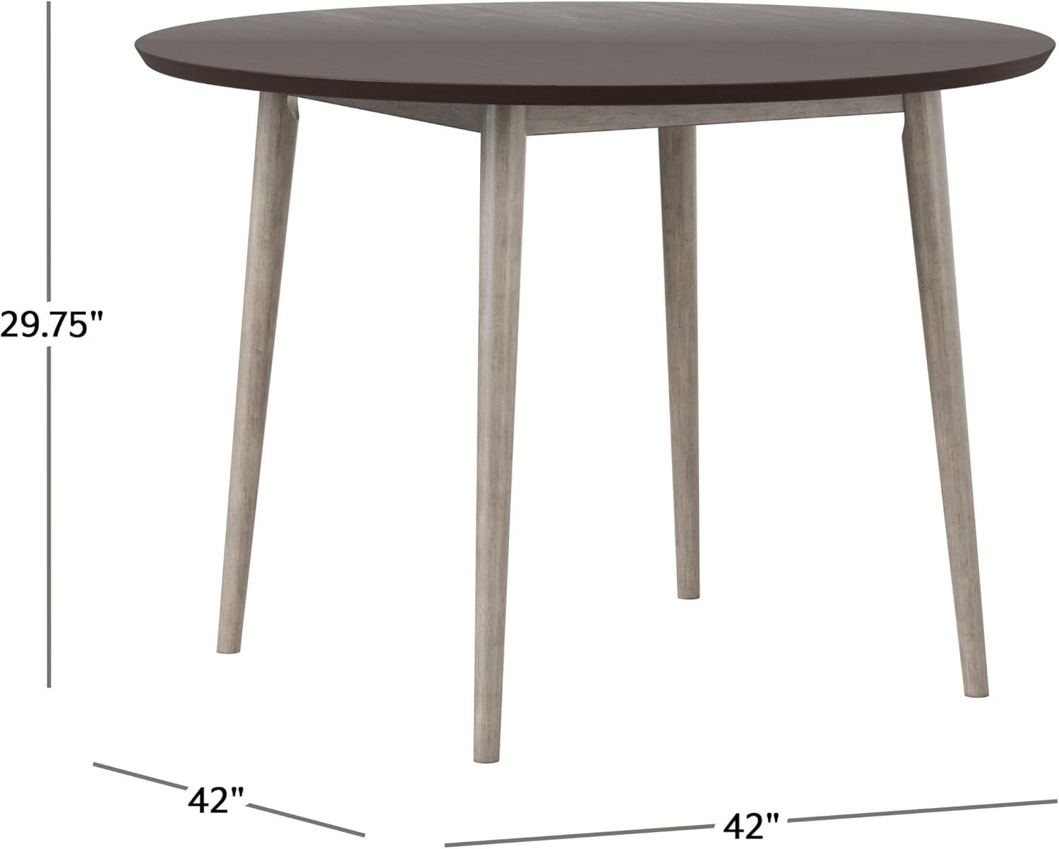 Hillsdale Furniture Emerson Wood Dining Bench Top in Gray Sheesham