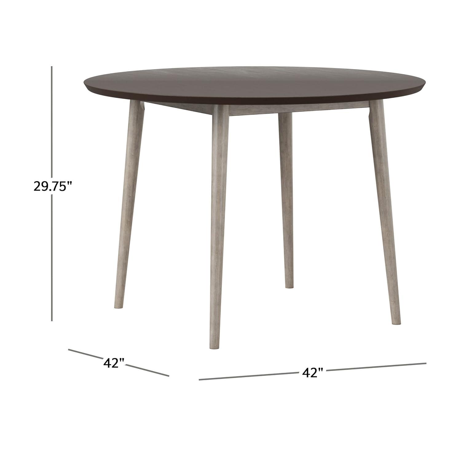 Hillsdale Furniture Emerson Wood Dining Bench Top in Gray Sheesham