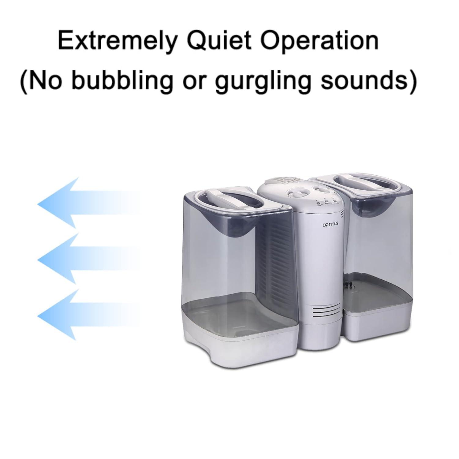 Optimus Optimus Warm Mist Console Humidifier for 1000 Cubic Feet
