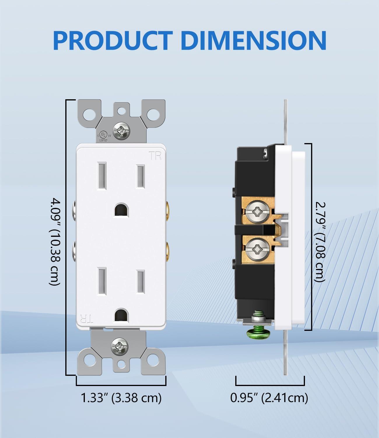 15 Tamper Resistant Decorator Outlet