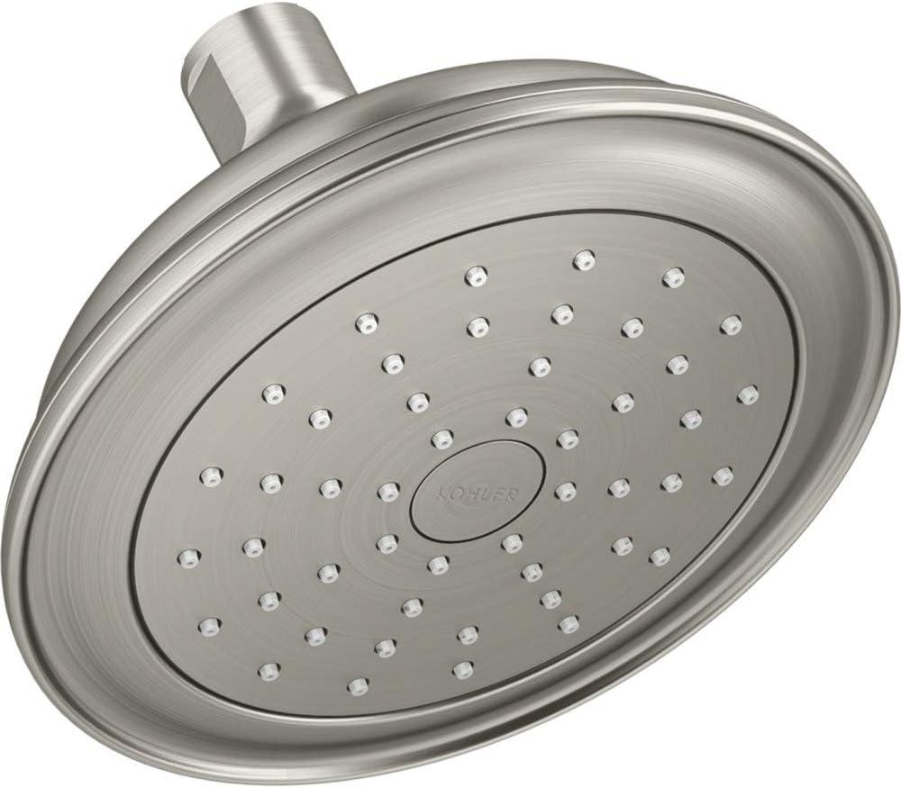 Artifacts 6" Brushed Nickel Wall Mounted Shower Head