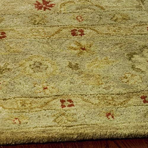 Antiquity AT822 Hand Tufted Area Rug - Grey Blue/Beige - 9'6"x13'6" - Safavieh.