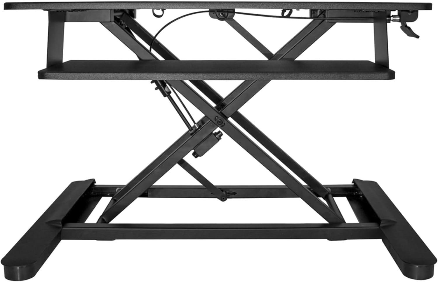 StarTech.com ARMSTSLG Sit Stand Desk Converter - For two Monitors up to 24" or One 30" Monitor - 35" Work Surface - Stand Up Desk - Sit to Stand Desk