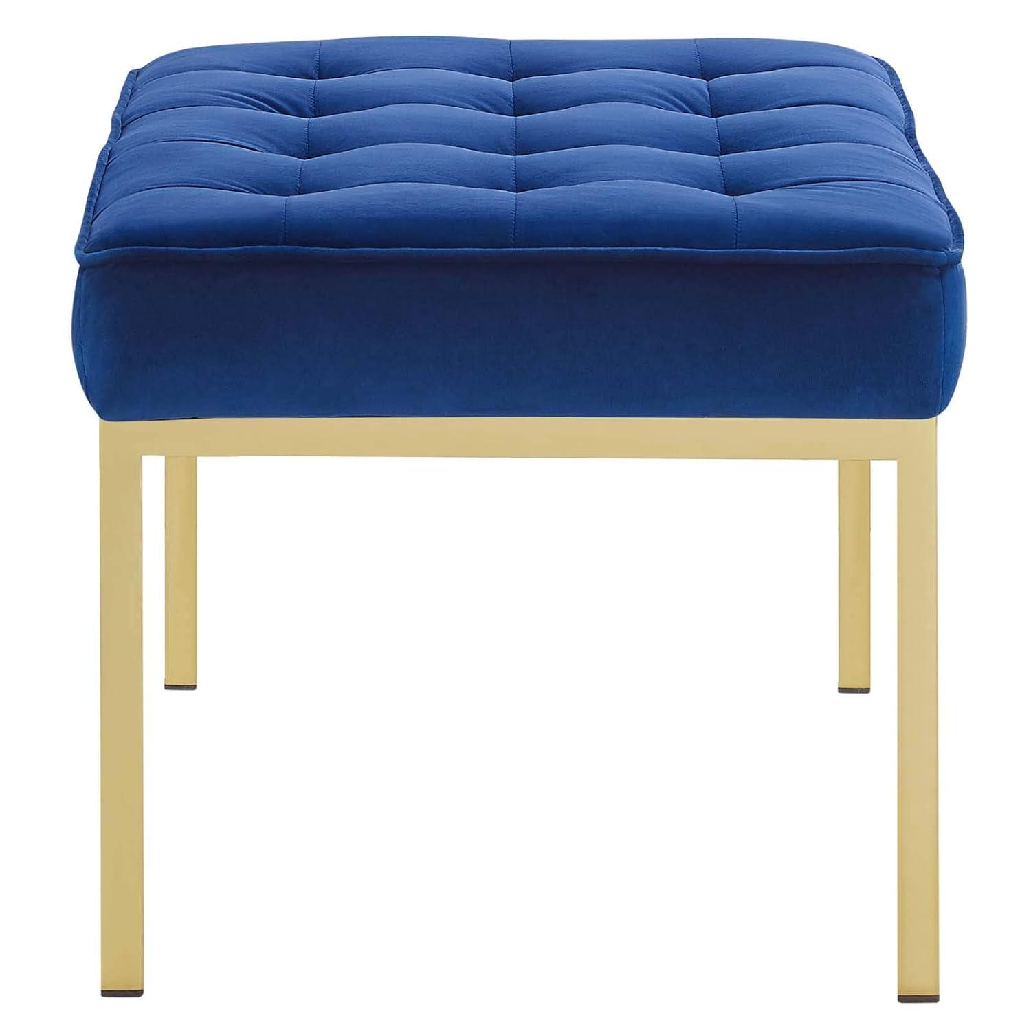 Modway Loft Tufted Vegan Leather Bench by Modway