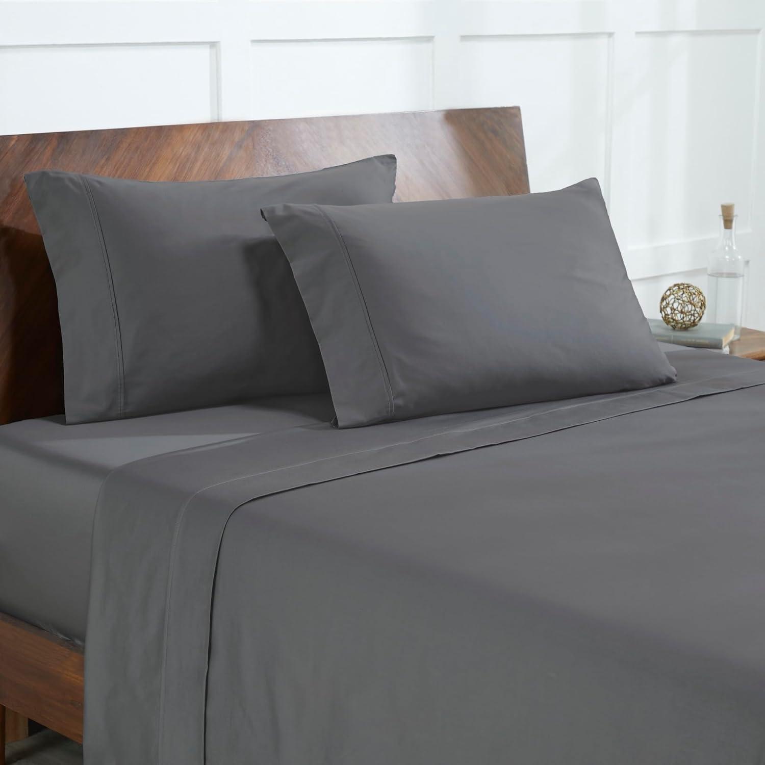 Gray Full 400 Thread Count Egyptian Cotton Sheet Set