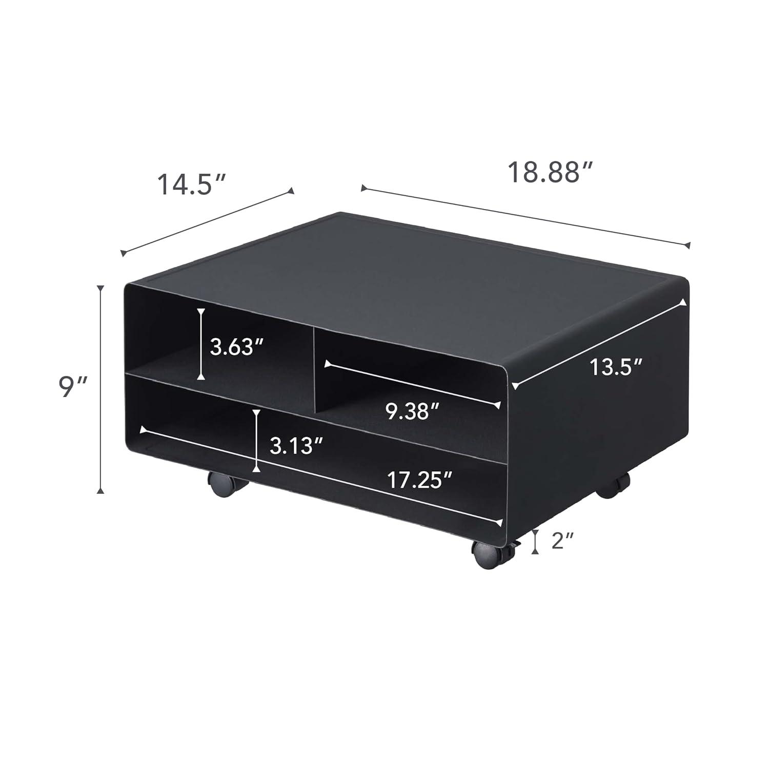 Yamazaki Home Yamazaki Home Desktop Printer Stand - Computer Accessory Office Organizer, Steel