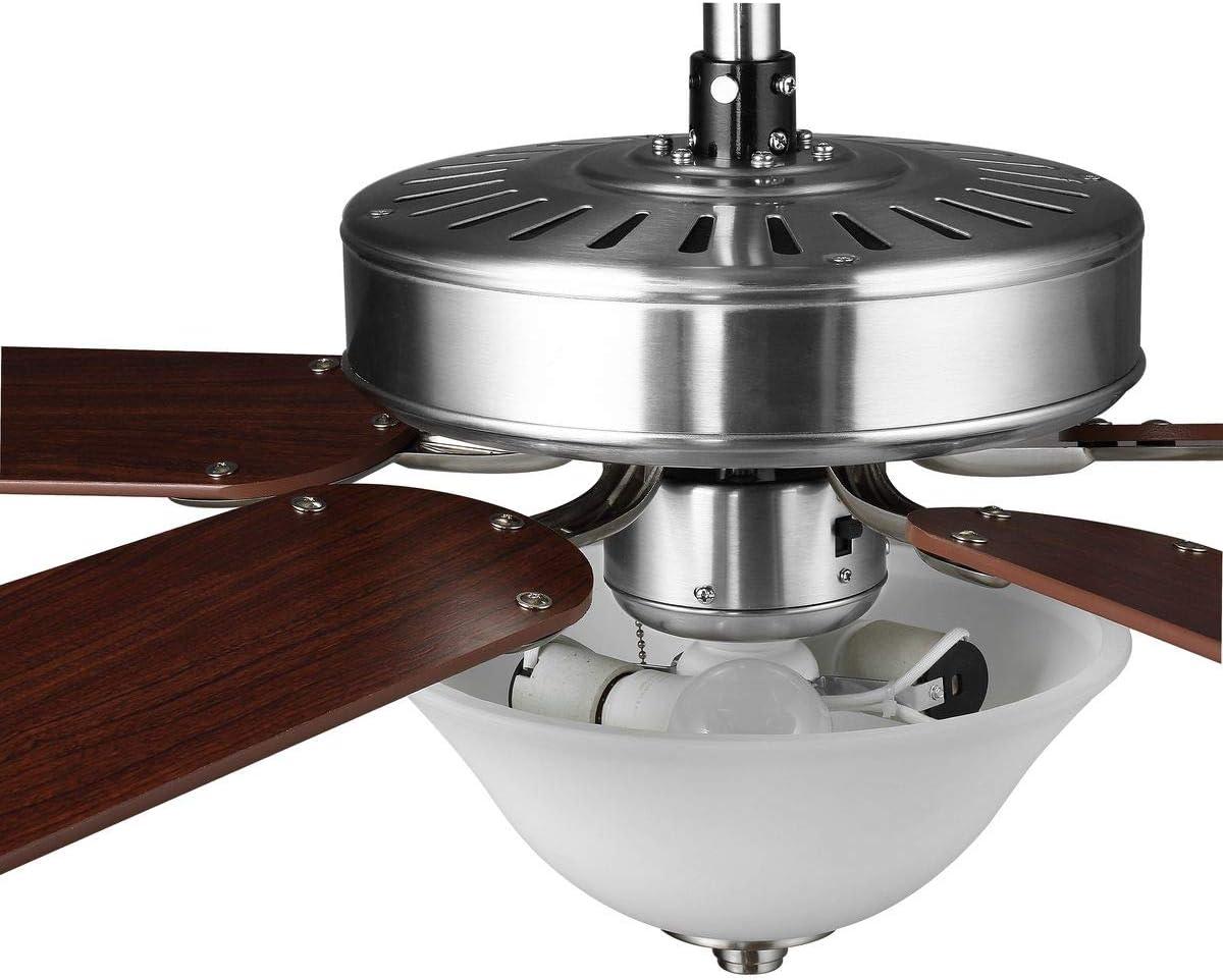 Olson Five-blade 52" Ceiling fan with Light Kit