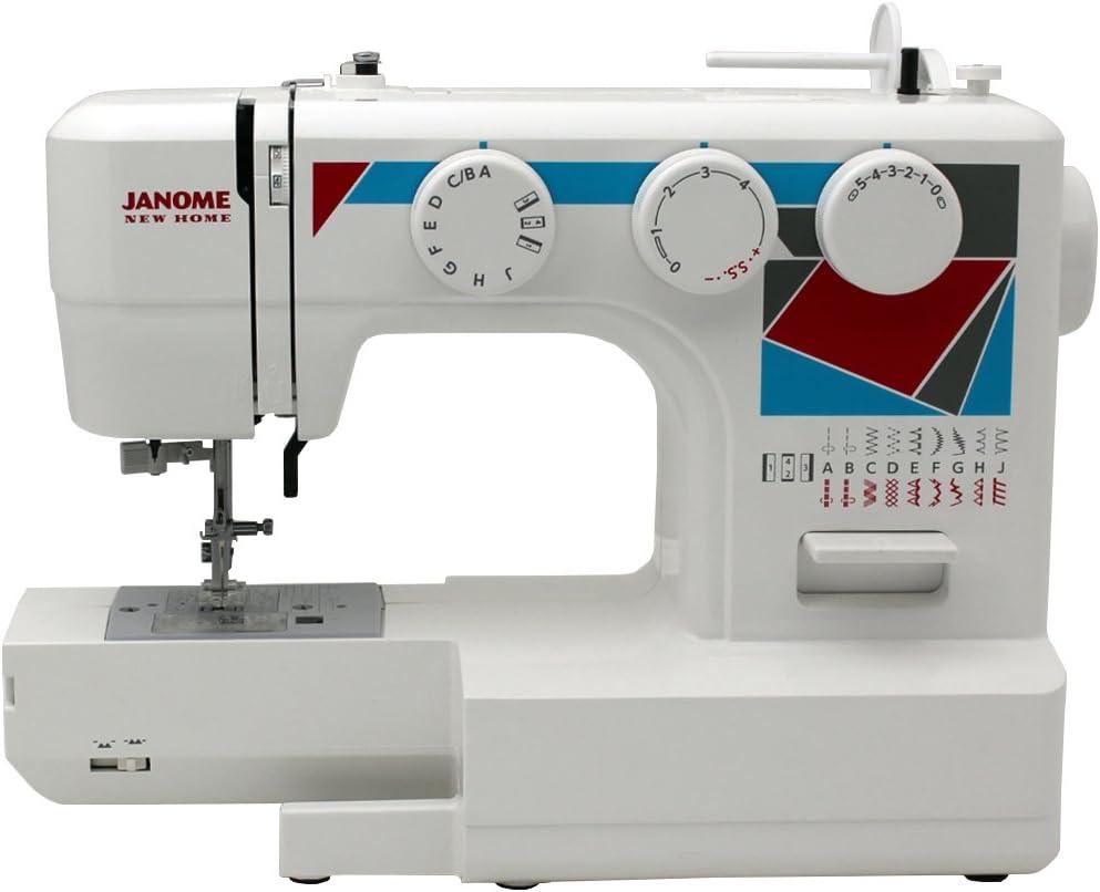 White Computerized Sewing Machine with Automatic Needle Threader