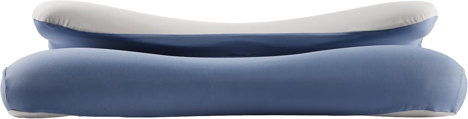 OPULENCE Glacier Ergonomic Cooling Pillow for Neck & Spine Support – Breathable Contour Design for Side & Back Sleepers – Dual-Tone, Machine Washable Cover, Oeko-TEX Standard 100