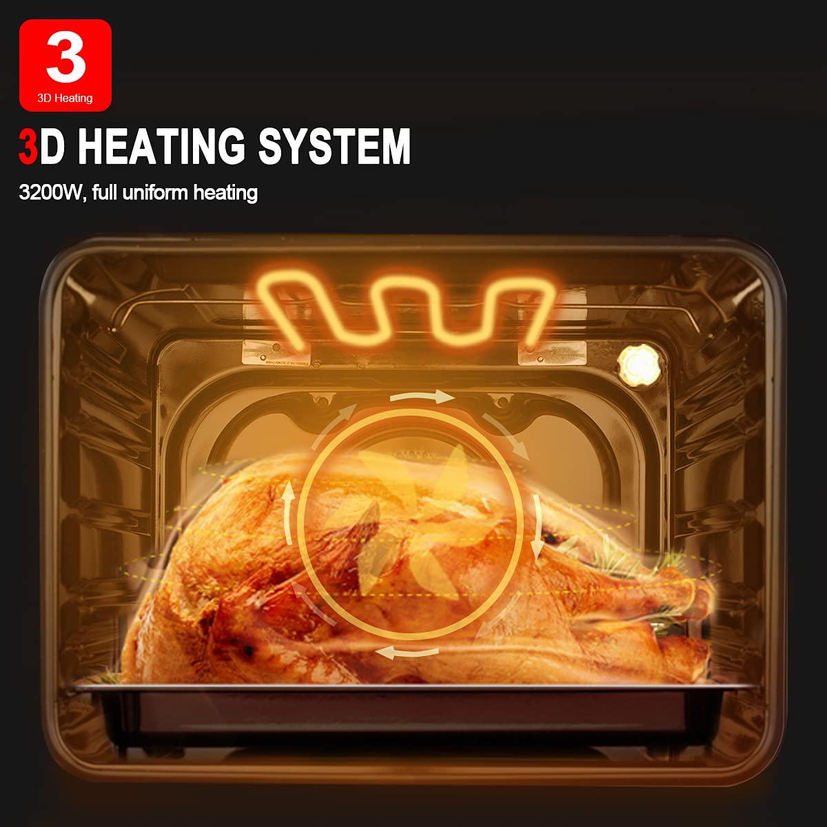 GASLAND 24" 2.3 cu. ft. Electric Single Wall Oven With 6 Cooking Functions ES606MS