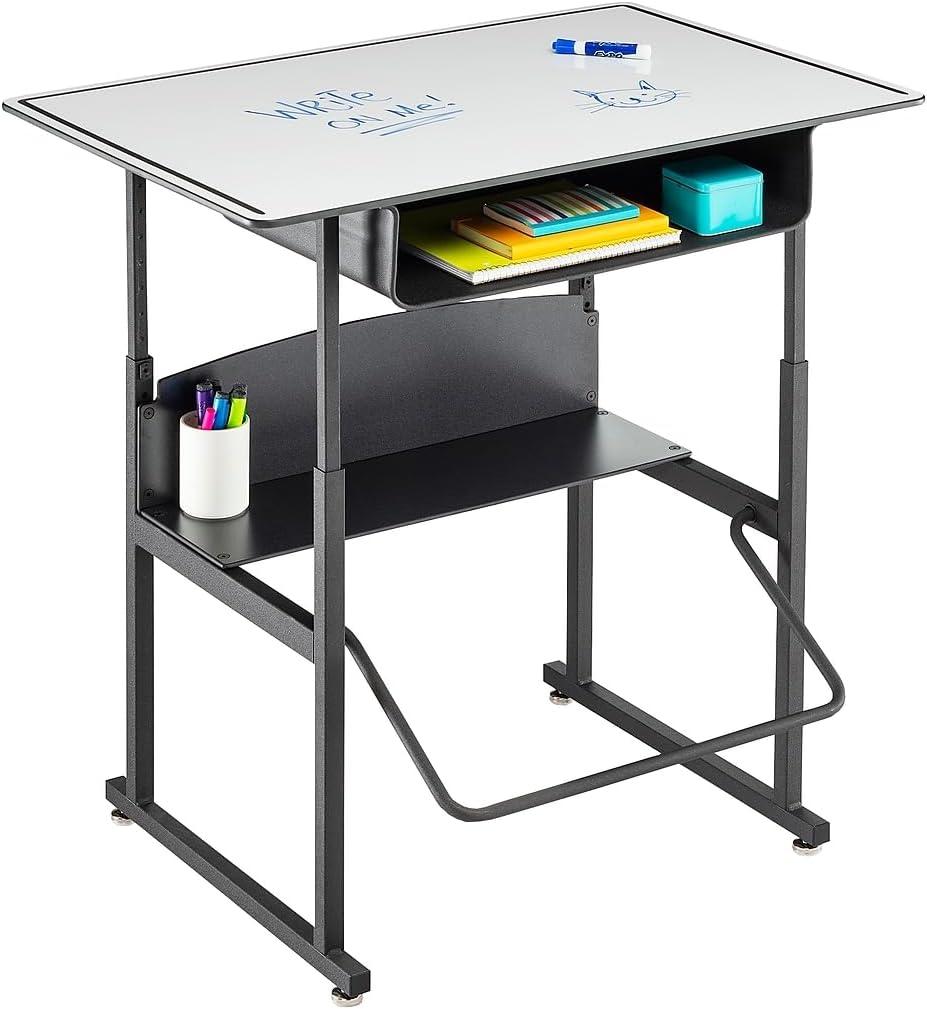 Safco Products Company AlphaBetter® Wood Adjustable Height Open Front Desk