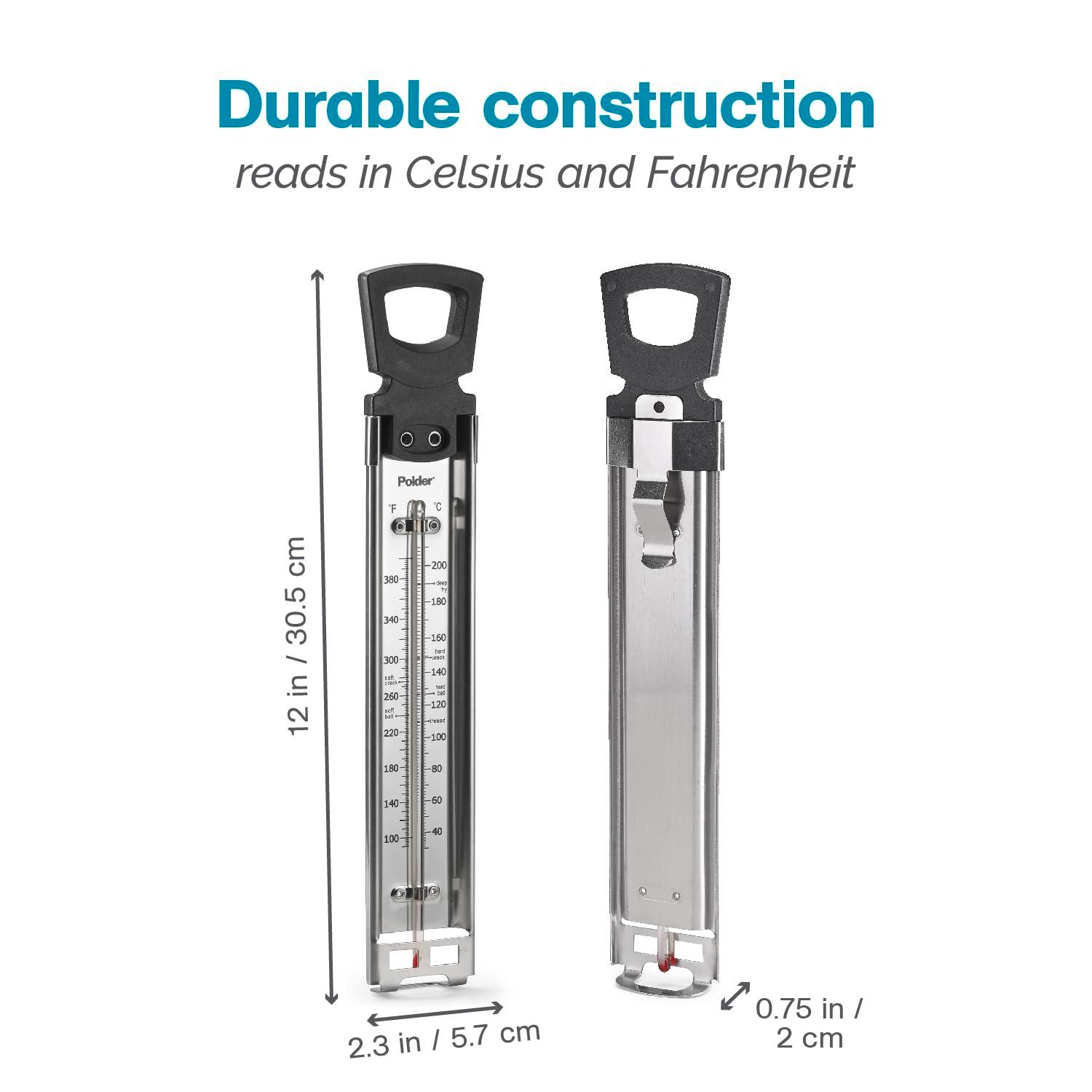 Polder Products LLC Stainless Steel Candy Thermometer