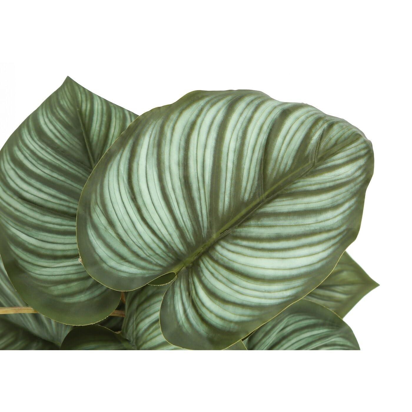 Monarch Specialties Artificial Plant 13 inch Tall Epipremnum Indoor Faux Fake Table Greenery Potted Set Of 2 Decorative Green Leaves Black Pots