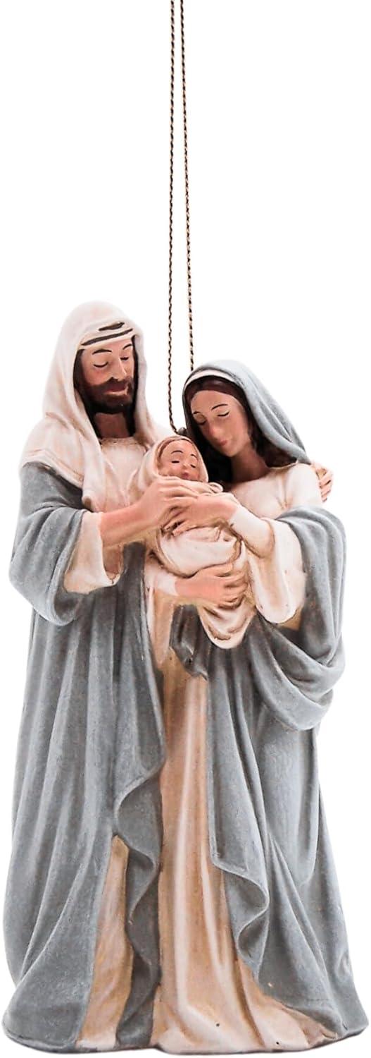 Holy Family 5-Inch Resin Christmas Ornament