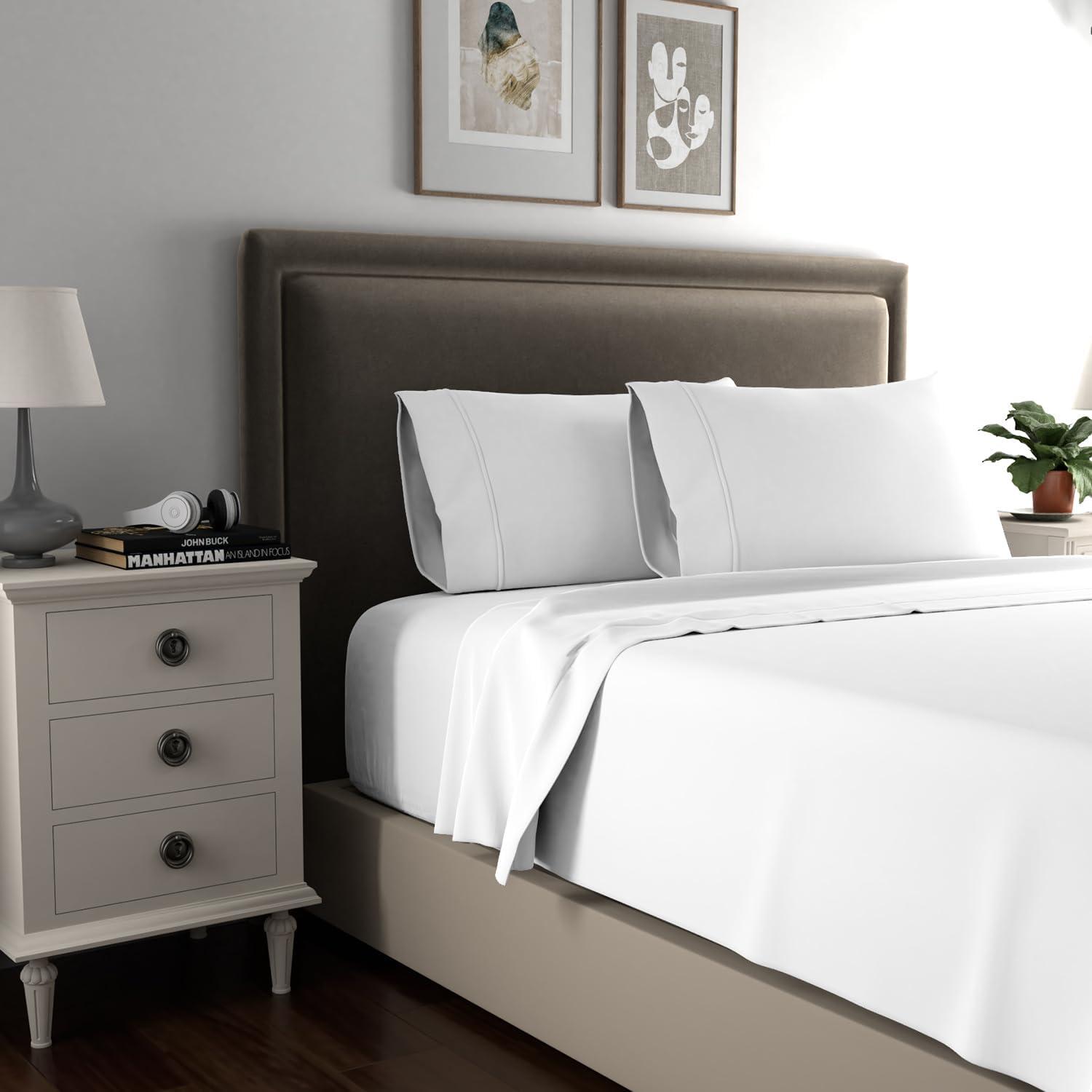 Color Sense Ultra-Soft & Silky 800TC Rich Cotton-Blend Wrinkle-Resistant Sheet Set