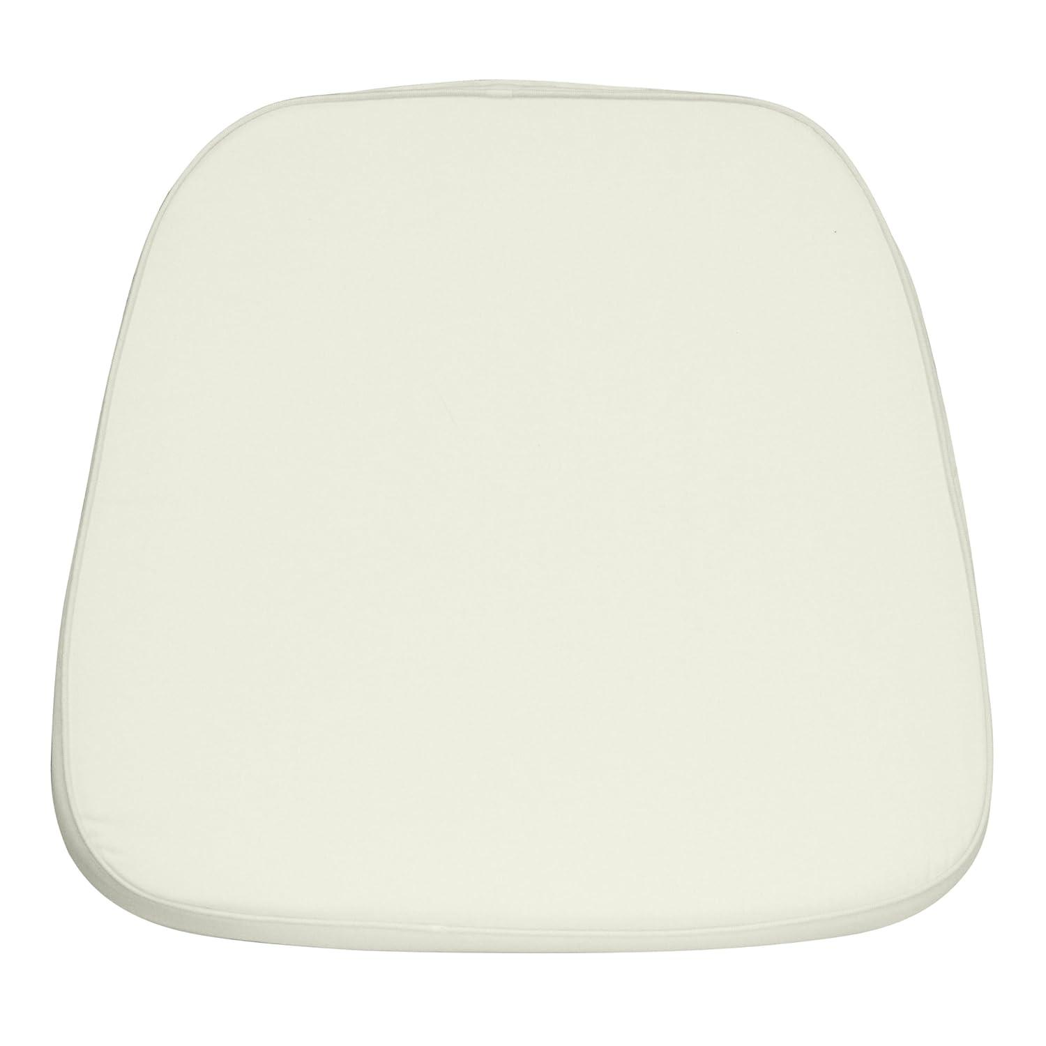 Flash Furniture Soft Ivory Fabric Chiavari Chair Cushion