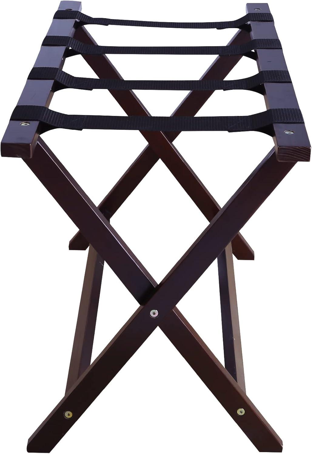 ROTSEN FURNITURE LLC. Heavy Duty Solid Wood Extra Wide Luggage Rack