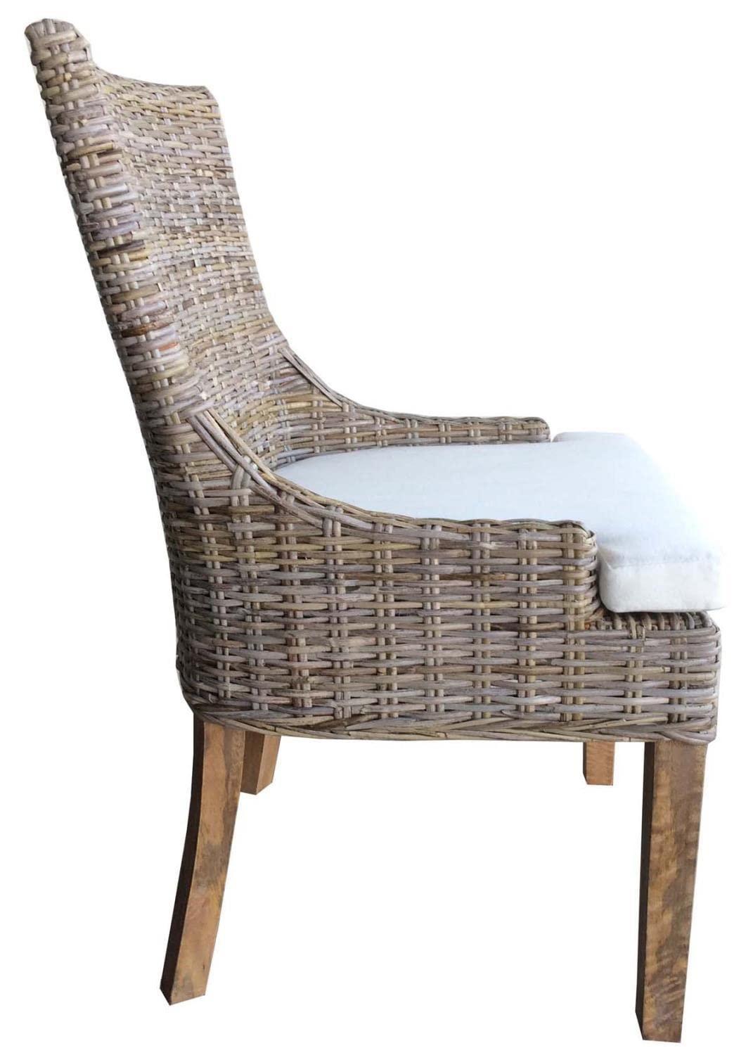 Padmas Plantation ALF11-KUBU-S-2 Kubu Alfresco Dining Chair - Set of 2