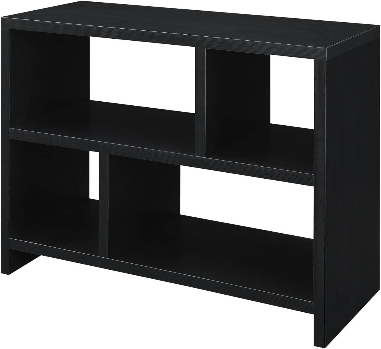 Convenience Concepts Northfield Console 3 Tier Bookcase, Black