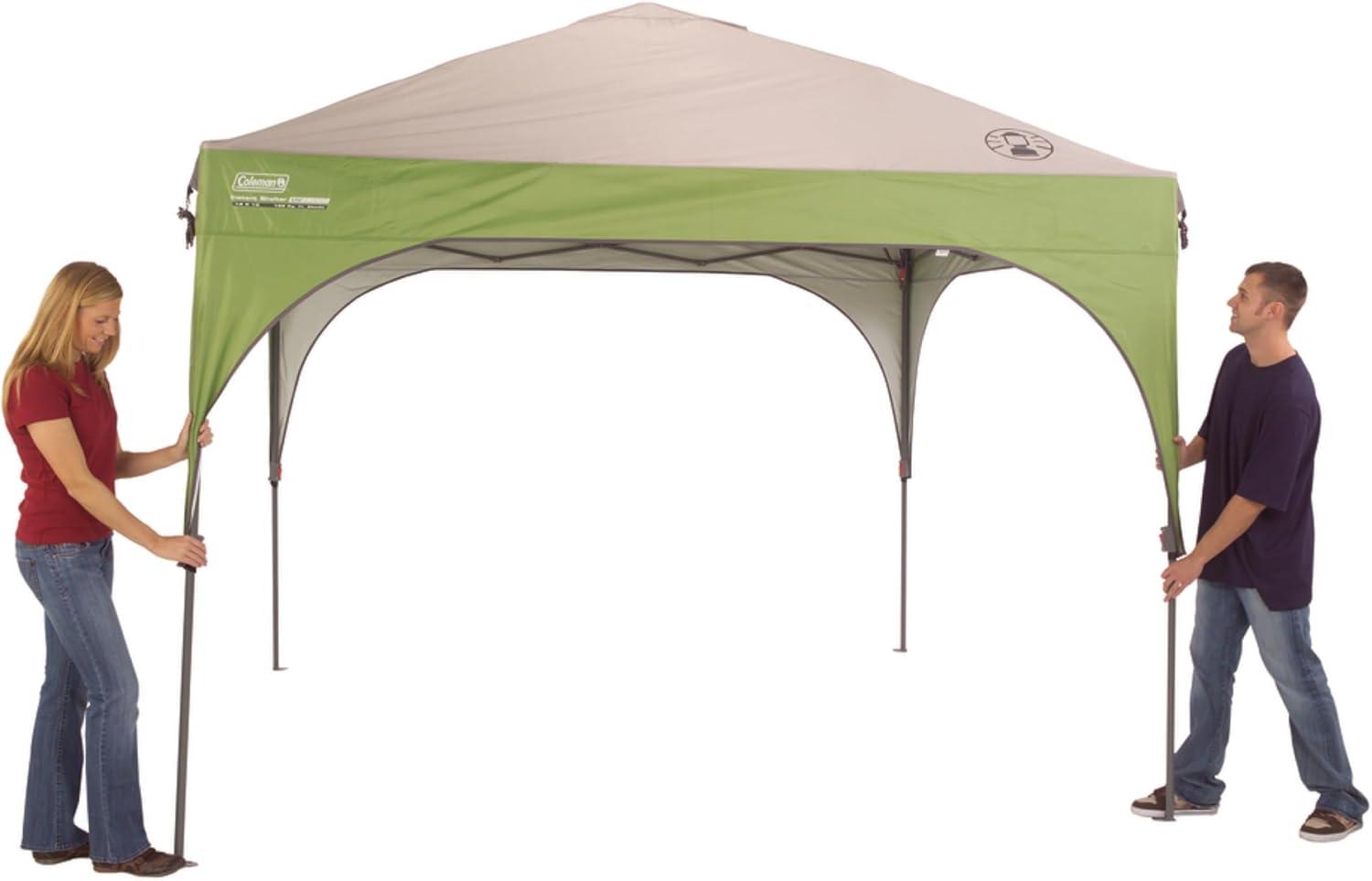 Green and White UVGuard Instant Setup Canopy Tent