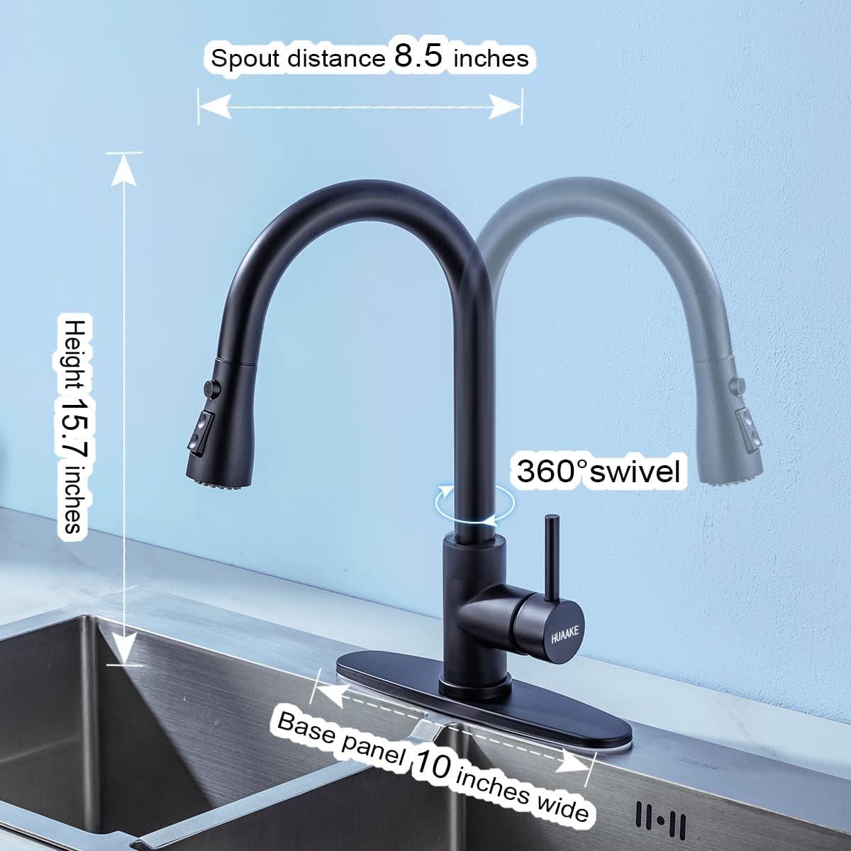 Babevy Pull Down Kitchen Faucet