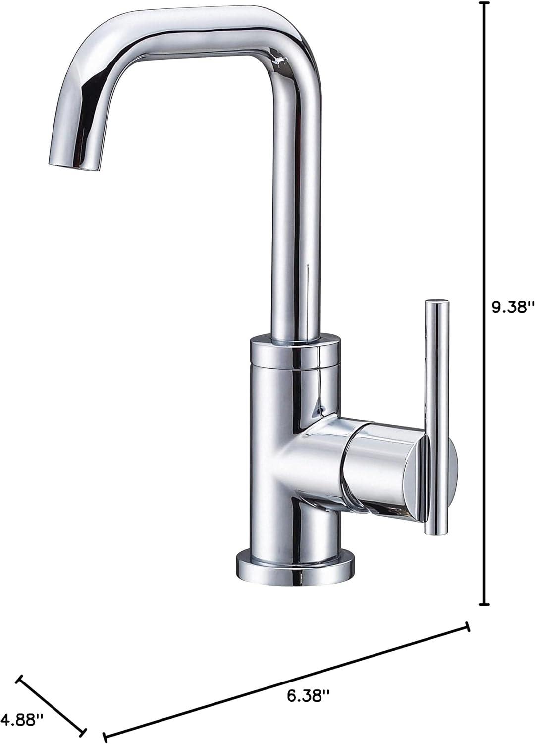 Parma Single Hole Bathroom Faucet with Drain Assembly