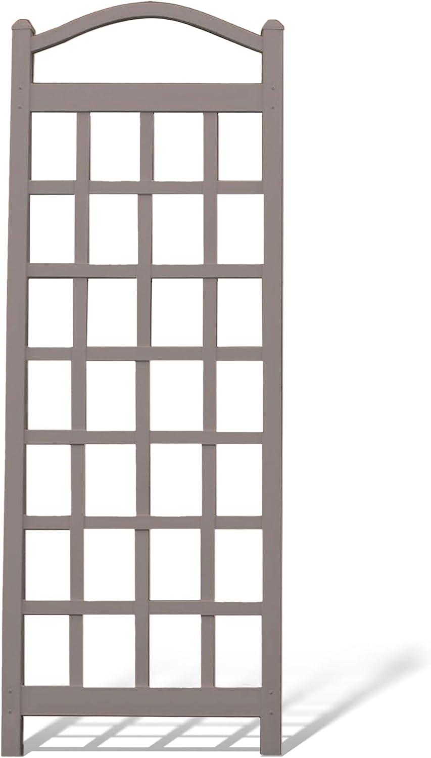 Dura-Trel Cambridge 28 x 75 Inch PVC Vinyl Outdoor Garden Patio Trellis