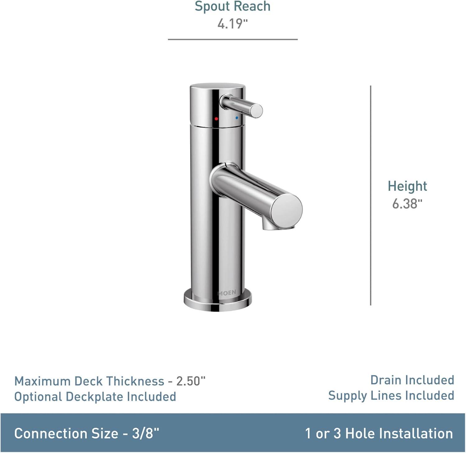 Align Single Hole Bathroom Faucet with Drain Assembly