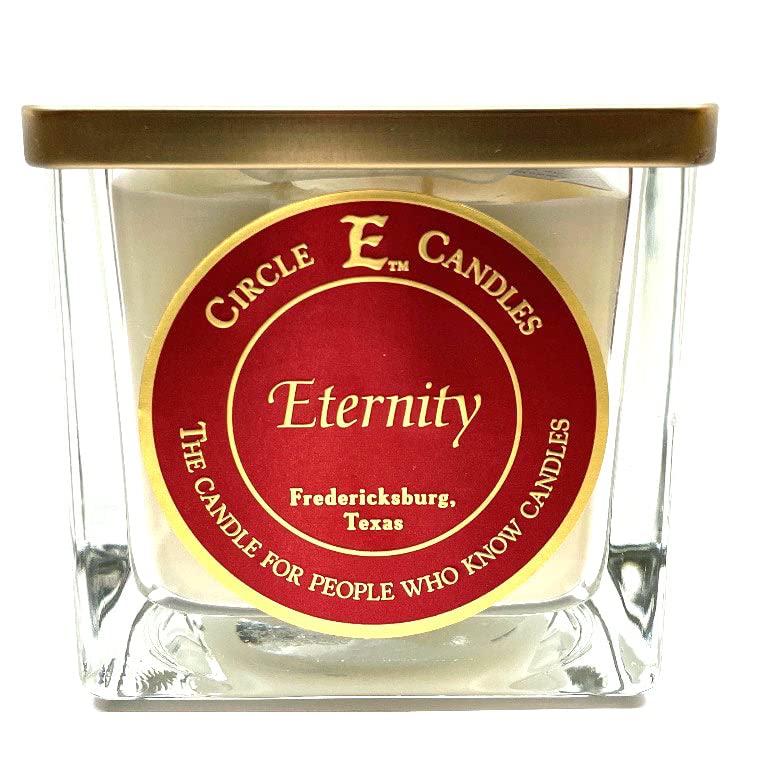 Circle E Candles, Eternity Scent, Medium Size Jar Candle, 22oz, 2 Wicks