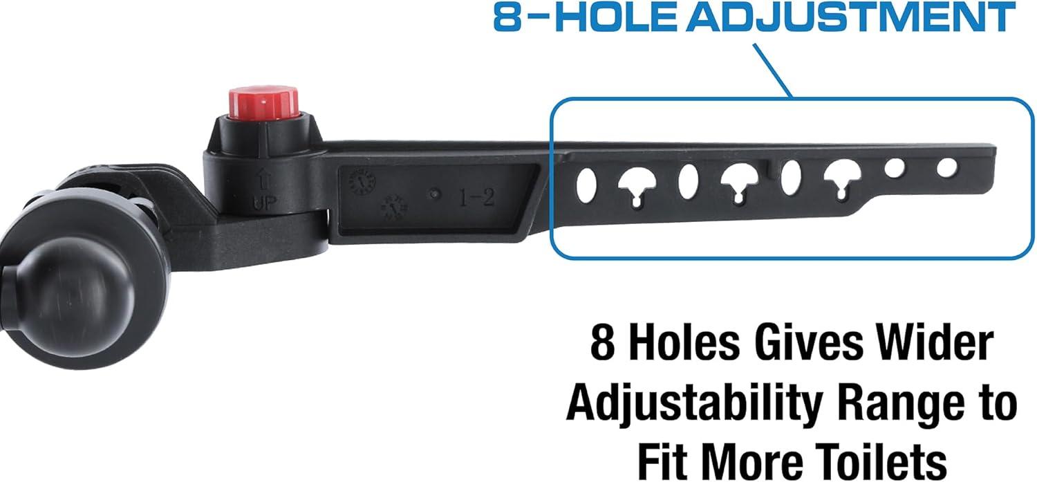 Danco 12061 Deco Toilet Tank Lever Replacement Handle with Front/Side/Angle/Side/Vertical Mount in Oil Rubbed Bronze