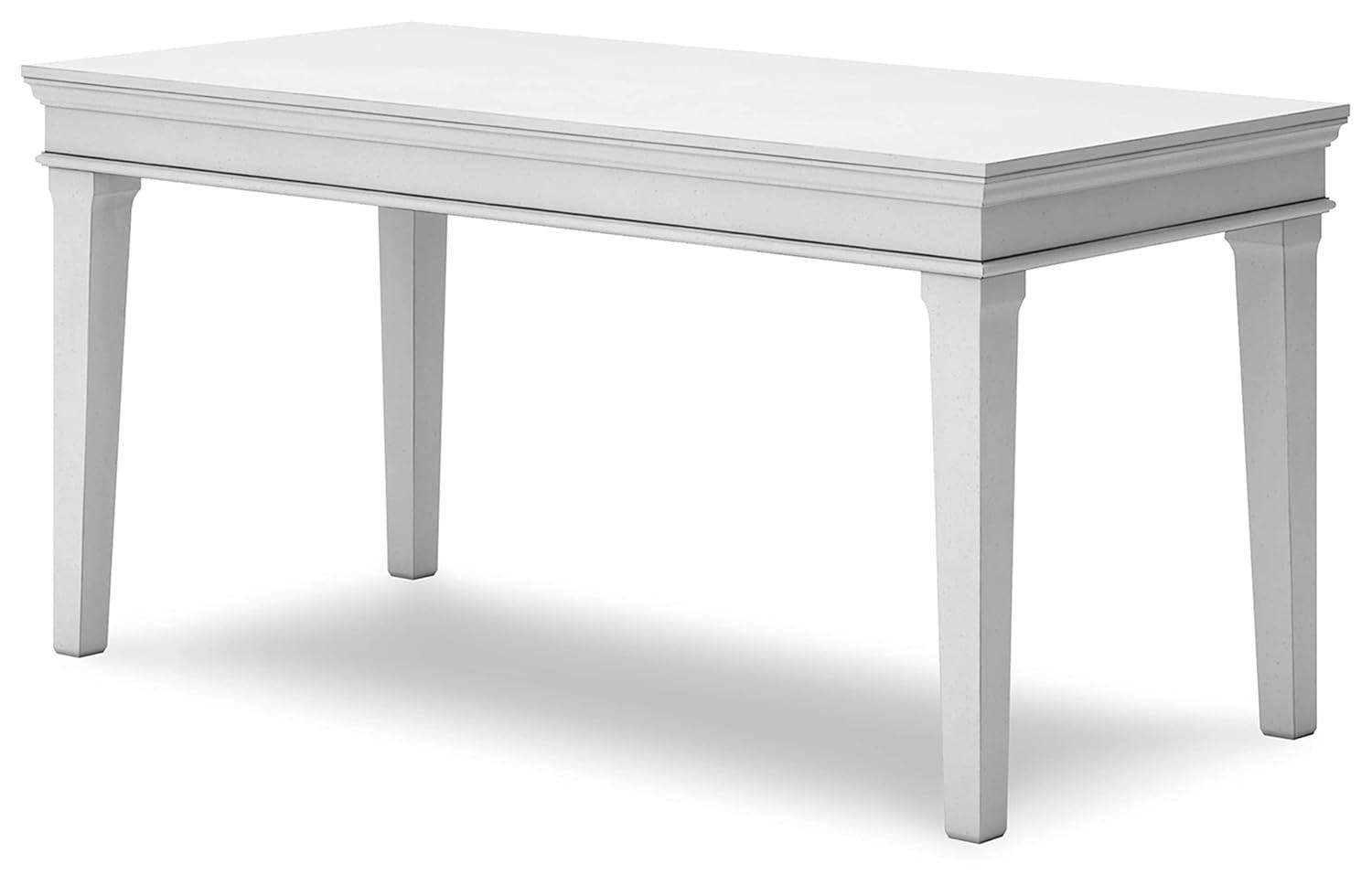 Benjara Kanwyn Solid Wood Base Writing Desk