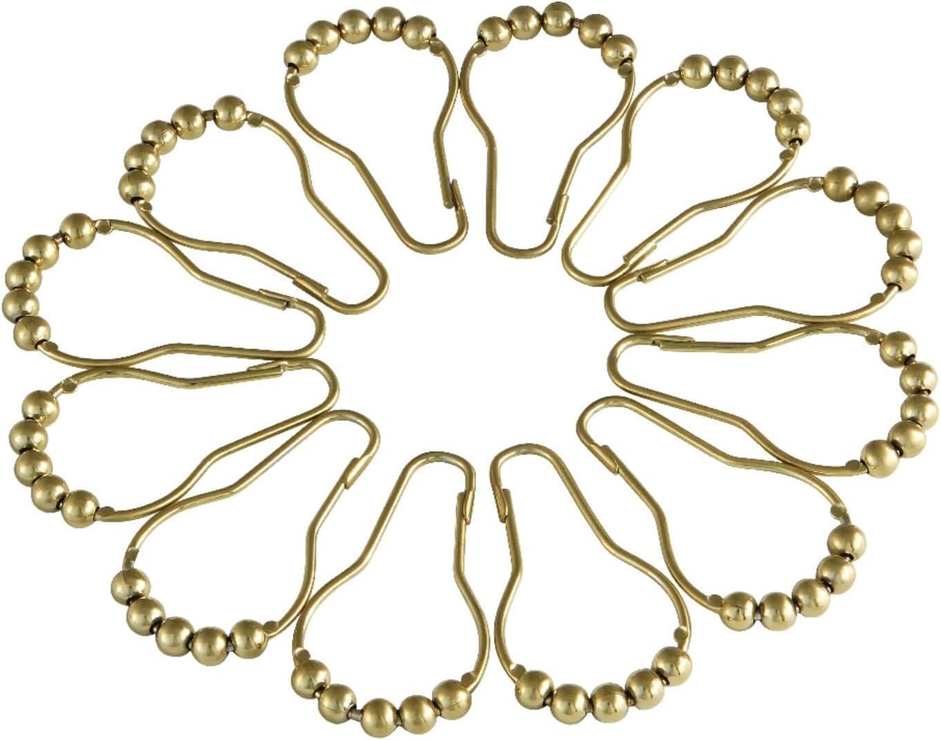 Kingston Brass Kingston Brass Edenscape Roller Ball Shower Curtain Rings (12 Pieces/Set) (Set of 12)