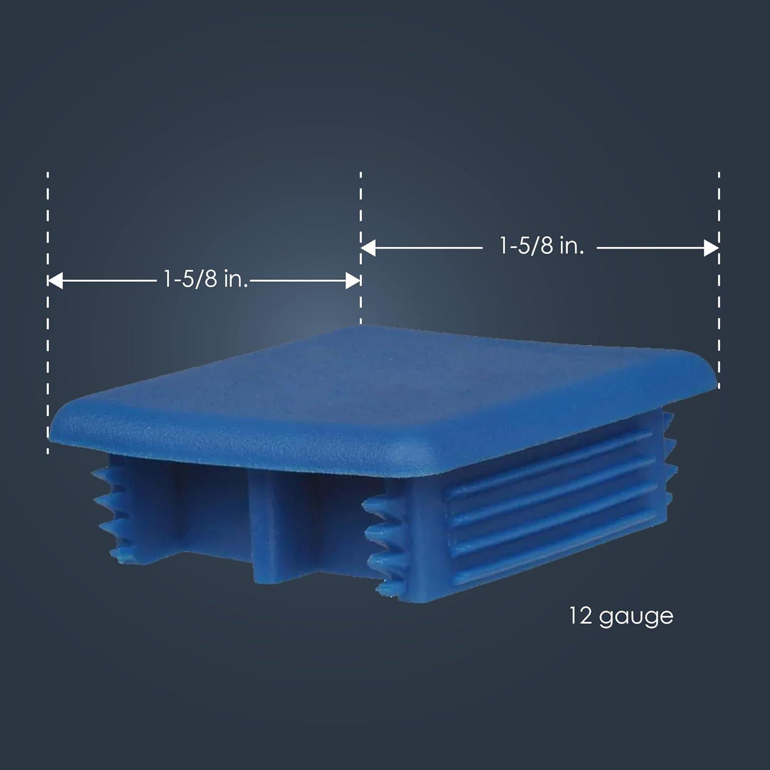 ‎Newhouse Electric Universal End Cap for 1-5/8 in. 12 Gauge Metal Strut Channels (2-Pack) Blue PVC Designed for B-Series Strut Channels for a Clean and Professional Appearance