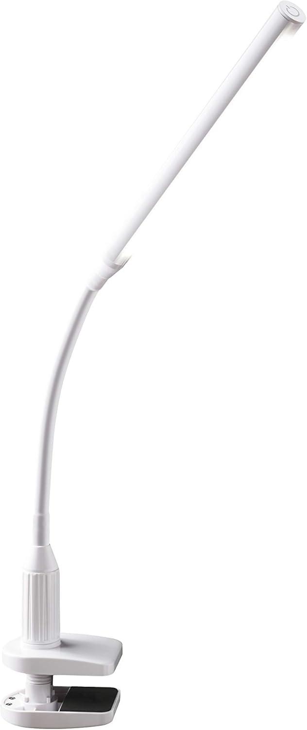 Adjustable Touch Dimmer White Clip-On LED Lamp