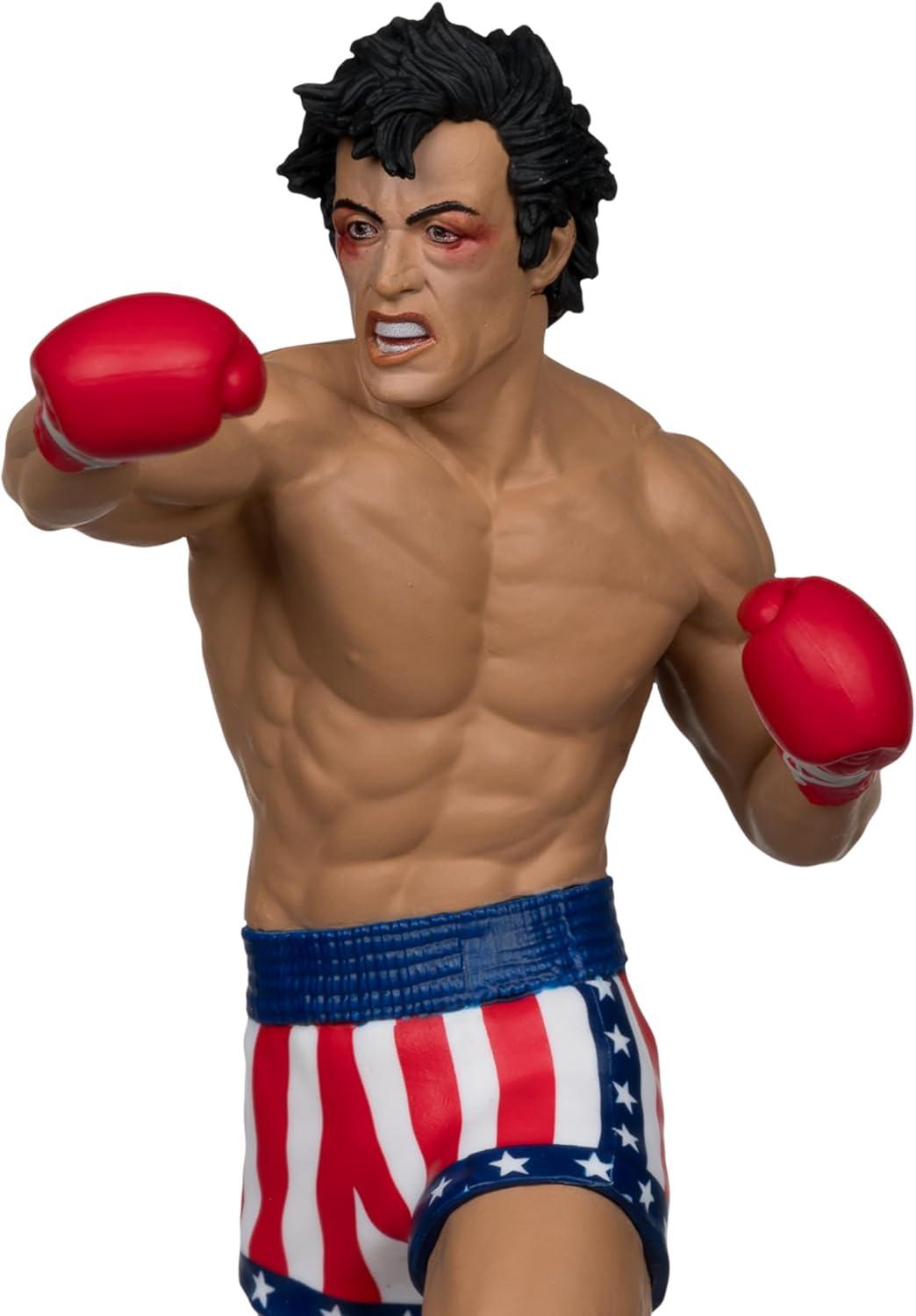 McFarlane Toys Rocky IV Movie Boxer Rocky Balboa on Stable Base 6-Inch Detailed Action Figure