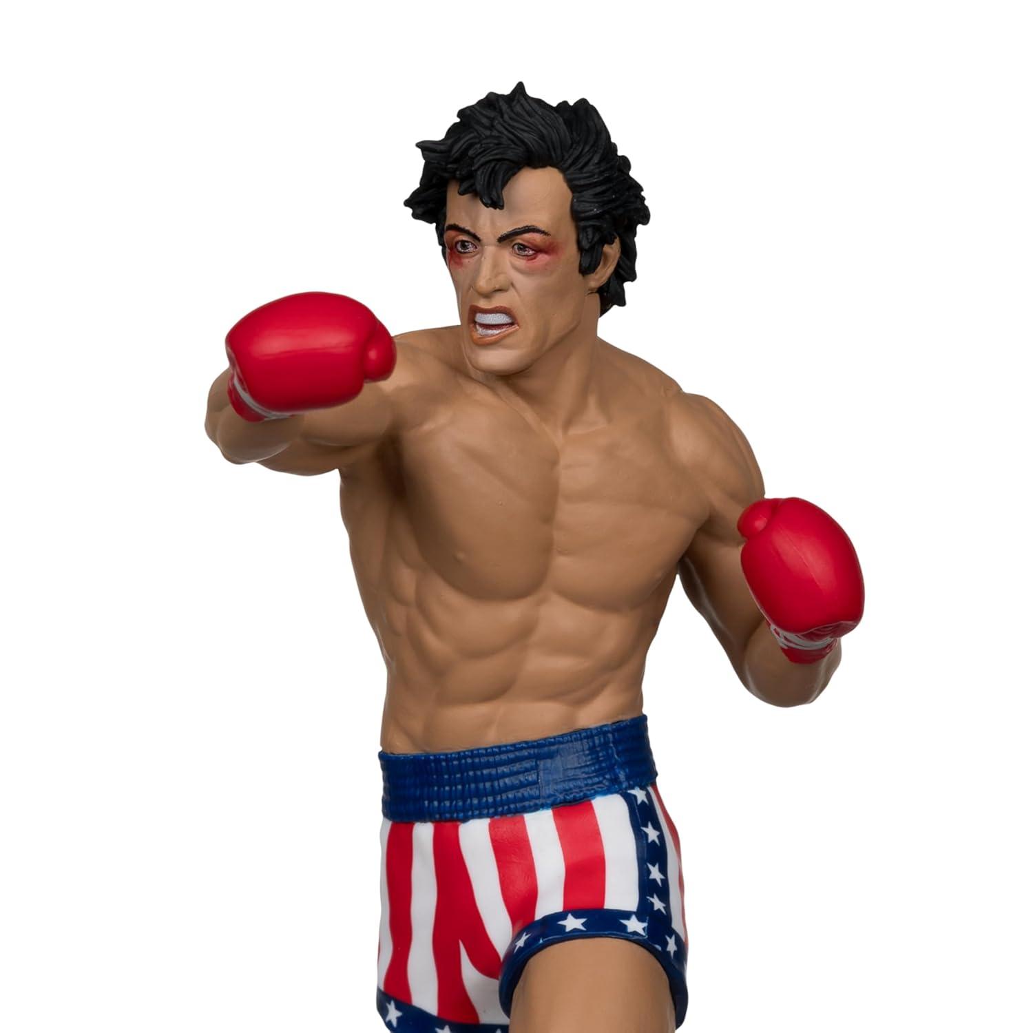 McFarlane Toys Rocky IV Movie Boxer Rocky Balboa on Stable Base 6-Inch Detailed Action Figure