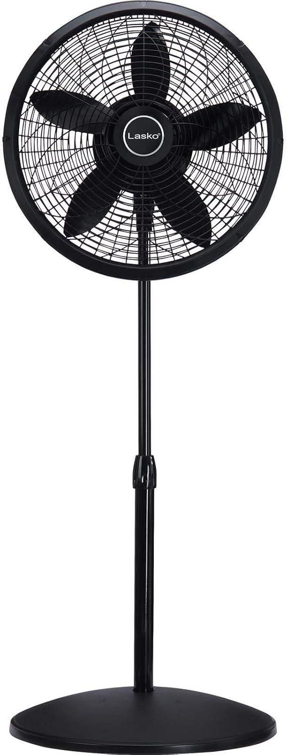 Lasko 8" Elegance & Performance Pedestal Fan, Black (Model#1827)