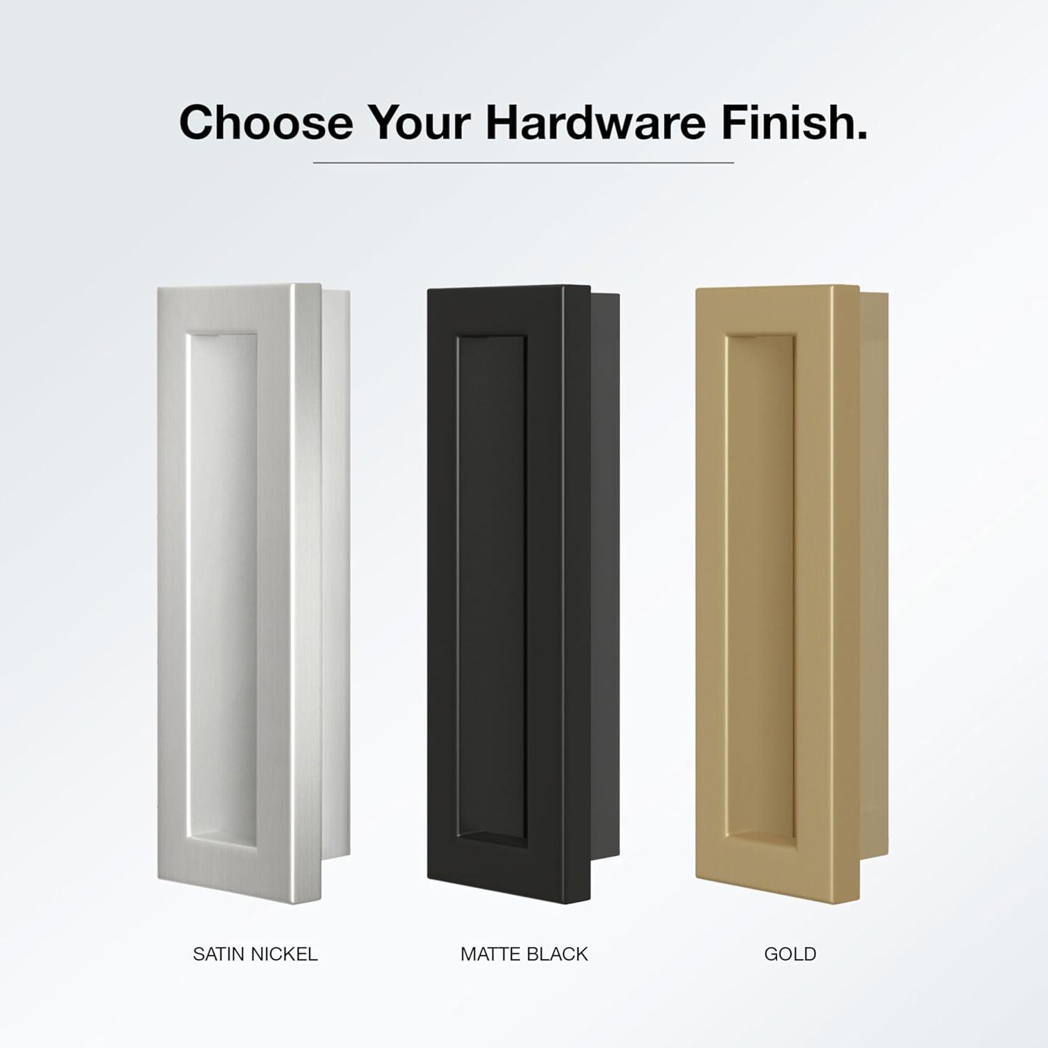 Ove Decors Stanford 48 In. W X 74 In. H Sliding Fluted Straight Alcove Shower Door