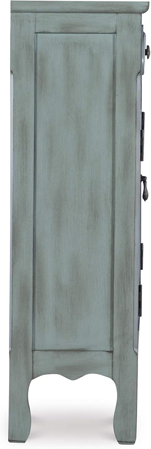 Powell Antique Console, Blue/White