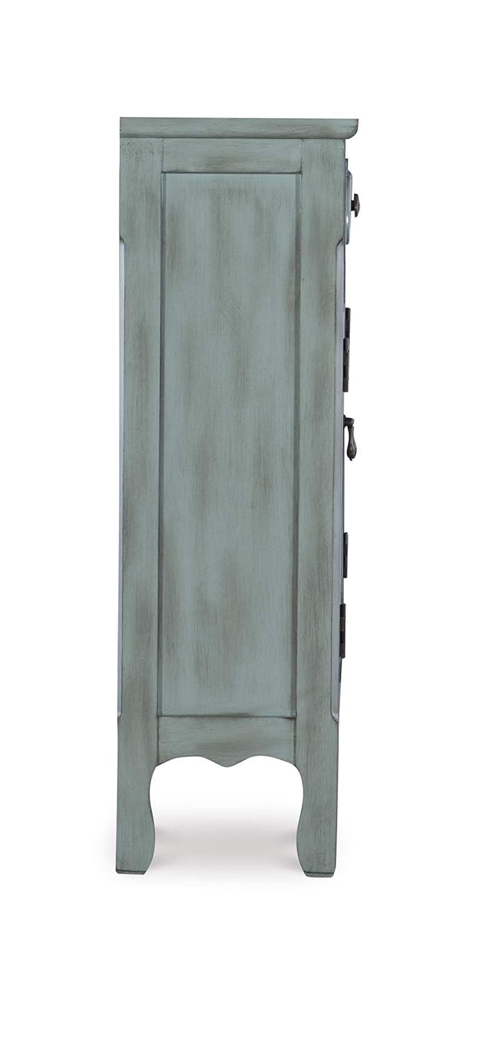 Powell Antique Console, Blue/White