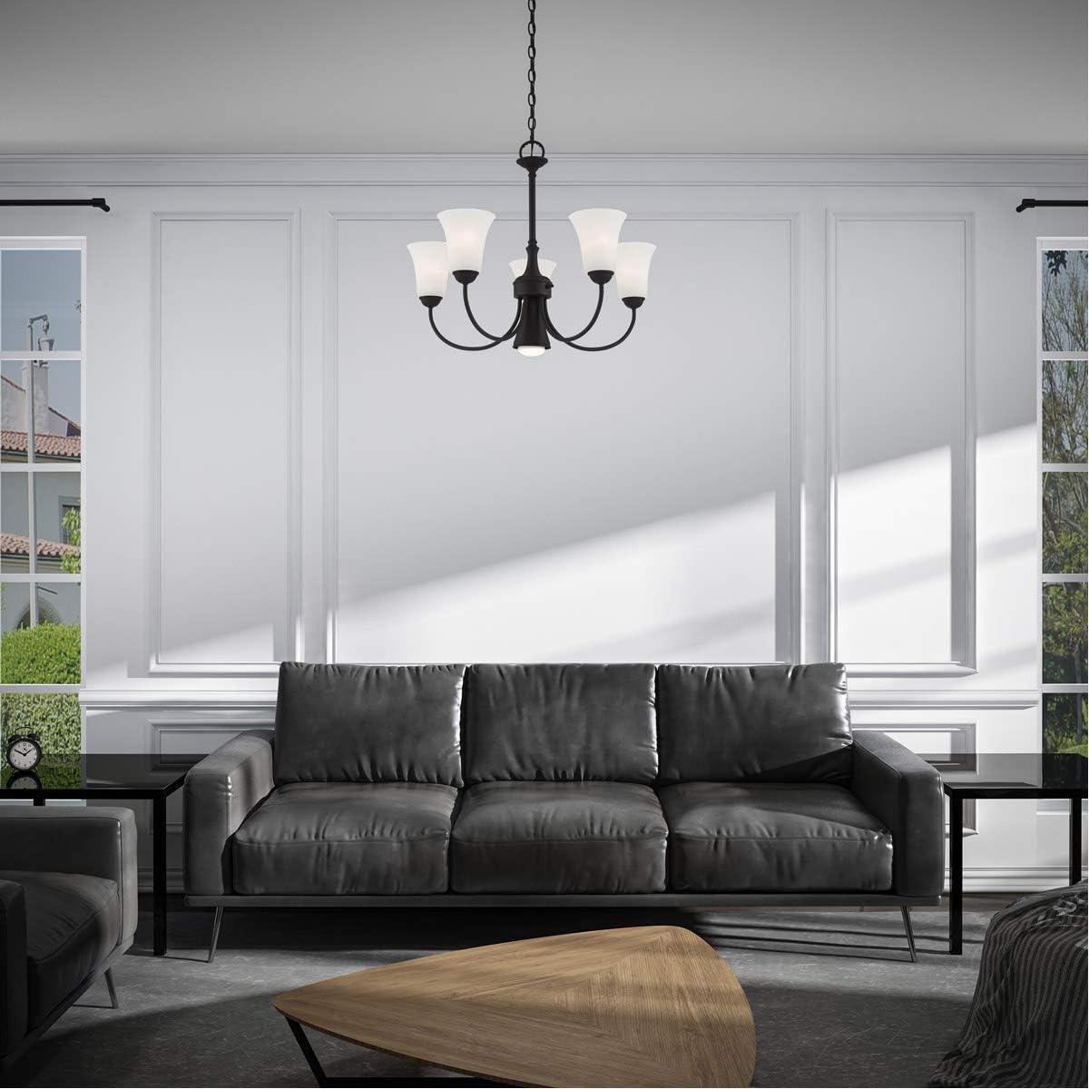Livex Lighting Ridgedale 5 - Light Chandelier in  Black