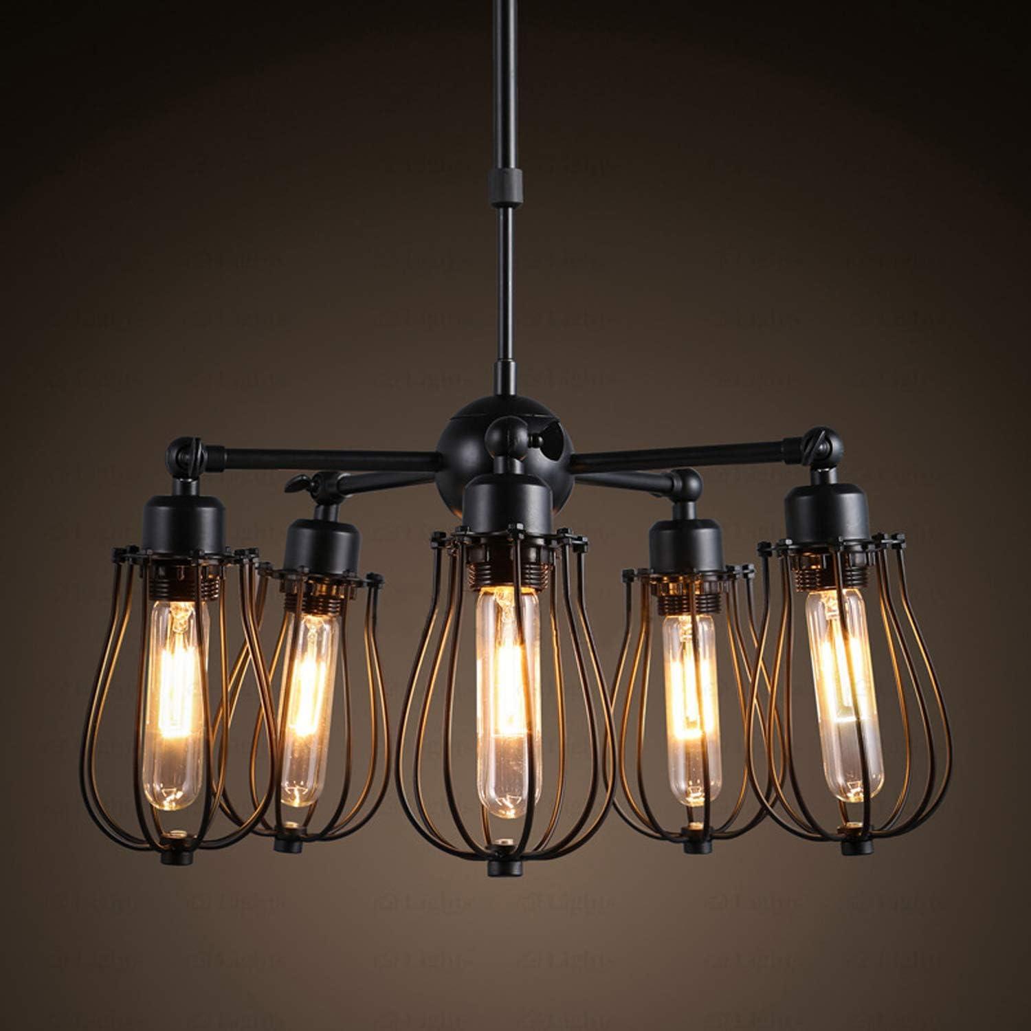 Luxrite Vintage T9 LED Tube Light Bulbs 60W Equivalent, 2700K Warm White, 550 Lumens, Dimmable, 5W, E26 Base (4 Pack)