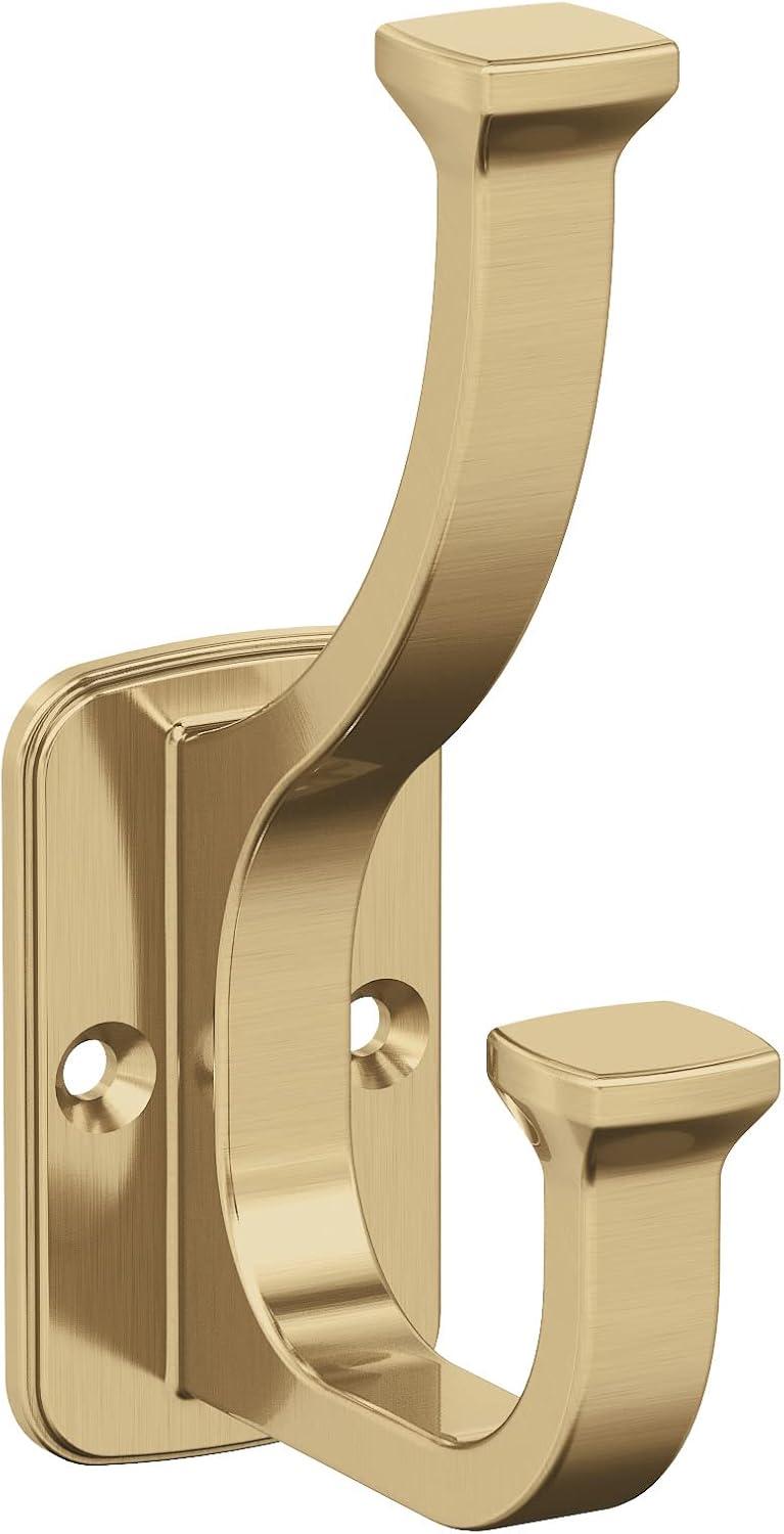 Alder Transitional Double Prong Decorative Wall Hook