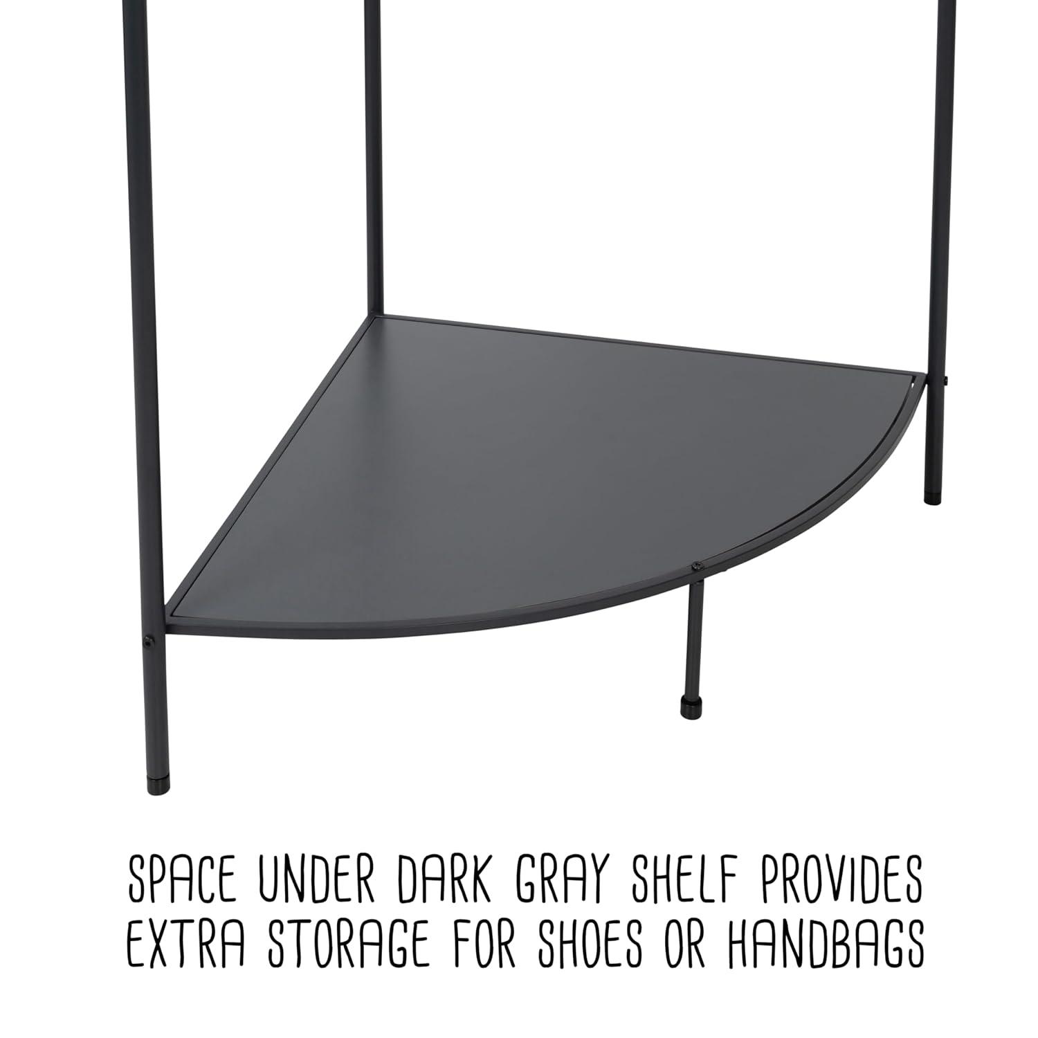 Rebrilliant Mailie 24'' Metal Clothing Rack