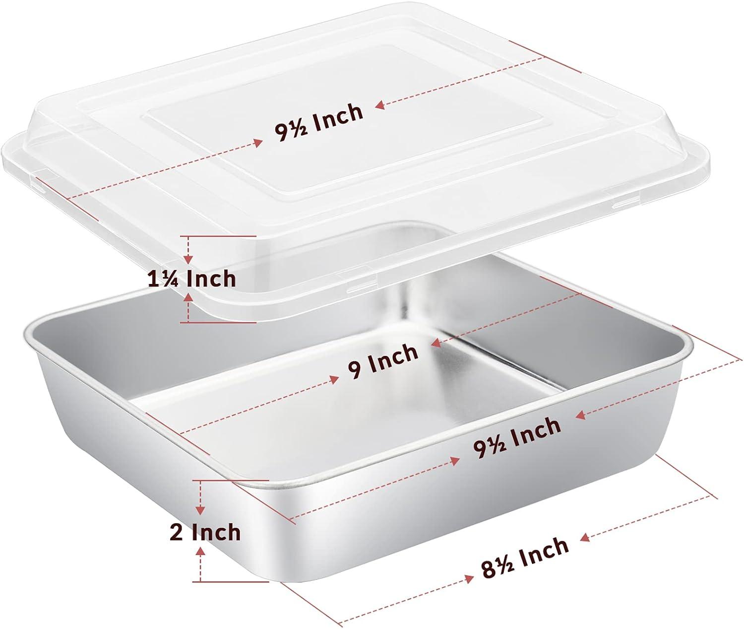 Nordic Ware Nordic Ware Natural Commercial Square Cake Pan with Lid